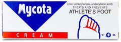 Mycota cream tube for athlete's foot treatment
Antifungal cream for itchy feet
Jock itch relief cream