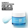 Neutrogena Hydro Boost water gel jar with text on clinically proven hydration.