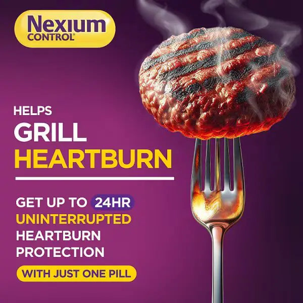Nexium Control 14 Capsules Helps Grill Heartburn