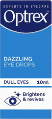 Optrex Dazzling Eye Drops: Instant Eye Brightening for Brighter, Whiter Eyes