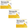 Pack of 3 Strepsils Honey & Lemon Lozenges For Sore Throat Pack of 36