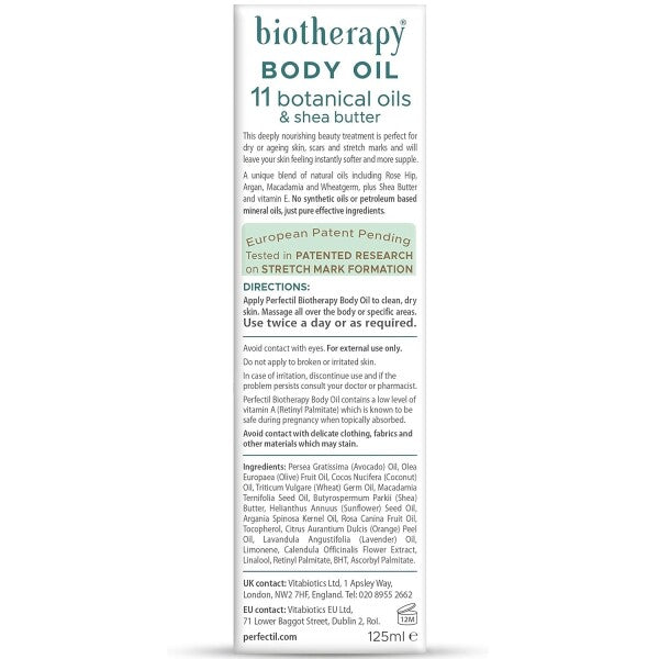 Vitabiotics Perfectil Biotherapy Body Oil 125