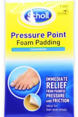 Scholl foam padding for heel pain relief, comfortable shoe inserts, arch support for plantar fasciitis, diabetic shoe inserts, pain relief products