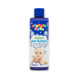 Front of Snufflebabe Vapour Bath Bubbles bottle with essential oils for calming and soothing congestion.