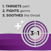 Strepsils Extra Triple Action Blackcurrant 24s targets pain fight gems