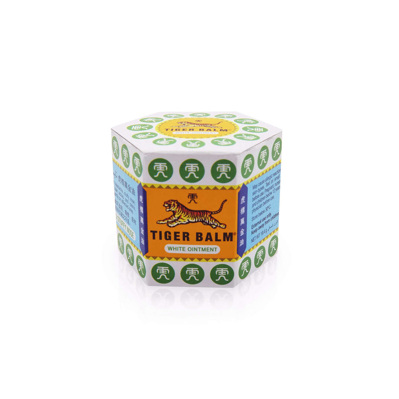 Tiger Balm ointment packaging on a white background