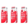 Three boxes of Hycosan Extra soothing relief ointment for sensitive and severe dry eyes, shown side-by-side on a white background.