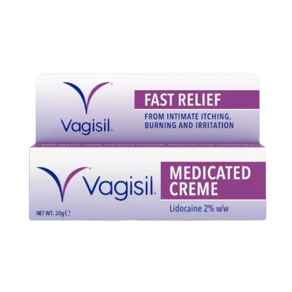 Vagisil Medicated Cream 30g For Intimate Itching, Burning And Irritaion