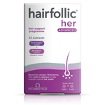 Vitabiotics Hairfollic Her Advanced front view of the box