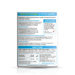 Vitabiotics Ultra Magnesium 60 tablets back label showing supplement facts and usage directions for magnesium intake.