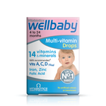 Wellbaby Vitamin D Drops 30ml front view