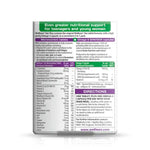 Back of Wellteen Her Plus box showing nutritional information and Omega-3 benefits.
