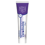 Zerodouble gel 100g tube on a white background