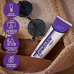 Zerodouble gel tube 100g with sunglasses on a textured surface