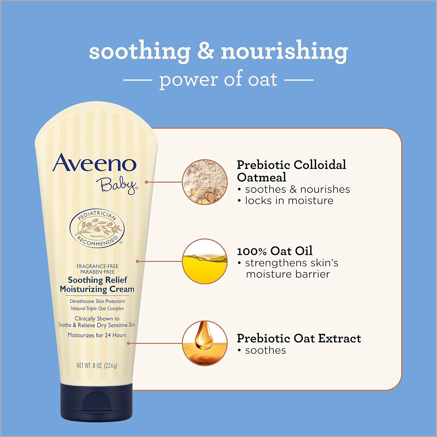 aveeno baby soothing relief moisturizing cream information