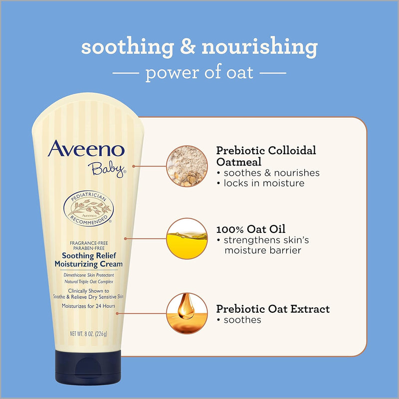 aveeno baby soothing relief moisturizing cream information