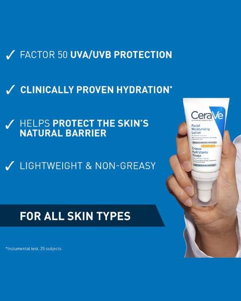 benefits of cerave facial moisturizing lotion spf 50