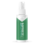 Biofreeze spray bottle on a white background