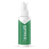 Biofreeze spray bottle on a white background