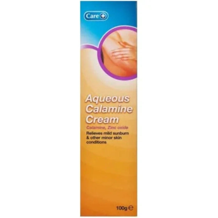 Aqueous Calamine Cream packaging with brand logo on a white background