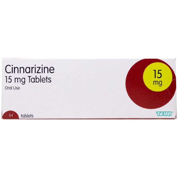 Cinnarizine 15mg Travel Sickness 84 Tablets For Oral Use