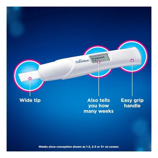 clearblue pregnancy test - digital with weeks indicator​