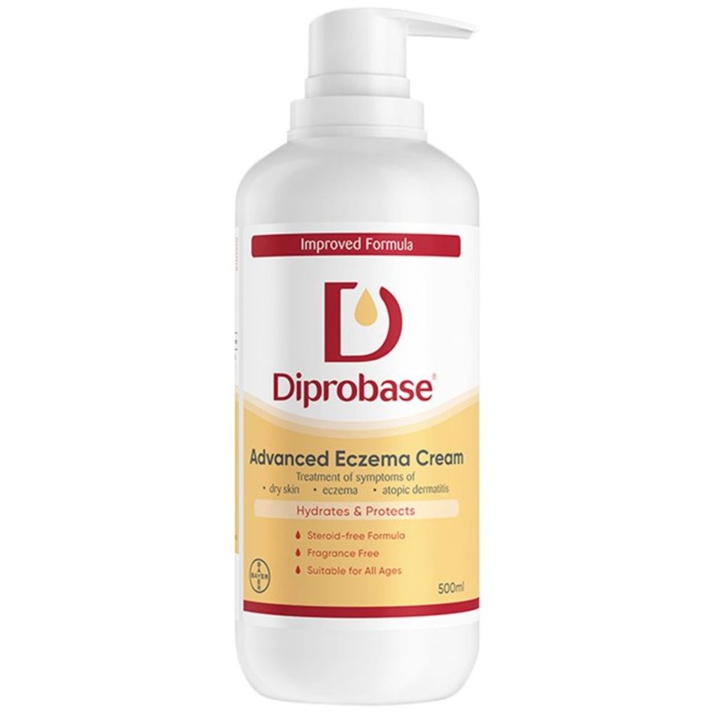 Diprobase Advanced Eczema Cream bottle on a white background