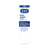 E45 itch relief cream 50g packaging on a white background