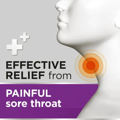 Strepsils Extra Triple Action Blackcurrant 24s effective relief