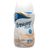 Ensure Plus peach flavor bottle with Abbott logo on a white background
