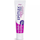 Front of Epimax Original Cream 100g tube – emollient for dry, sensitive skin