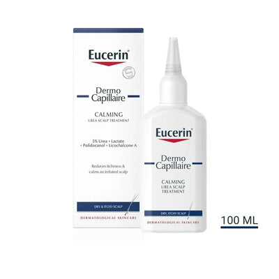 eucerin dermocapillaire calming urea scalp treatment​ 100ml