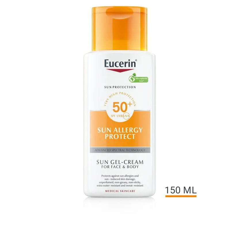 Eucerin Sun Allergy Protect Sun Cream Gel For Face and Body SPF50+