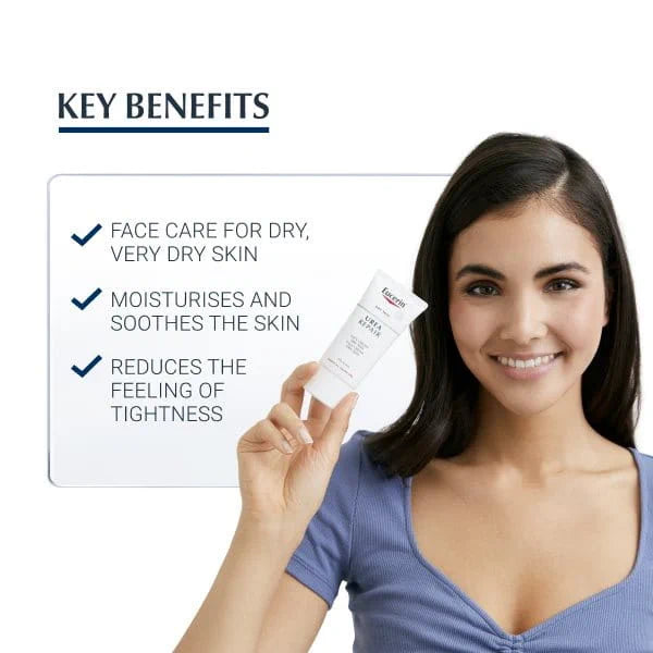 eucerin urea repair face cream key benefits