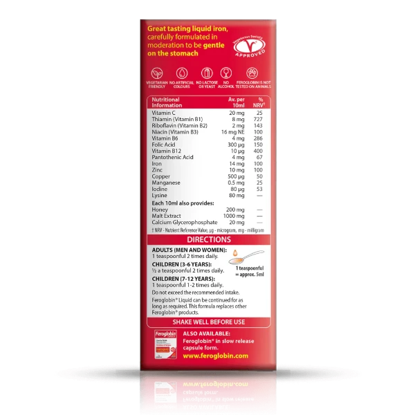 feroglobin liquid 500ml back side image