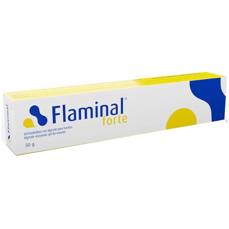 Flaminal Forte tube 50g packaging on a white background