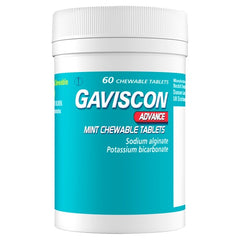 gaviscon advance mint chewable tablets 60 pack