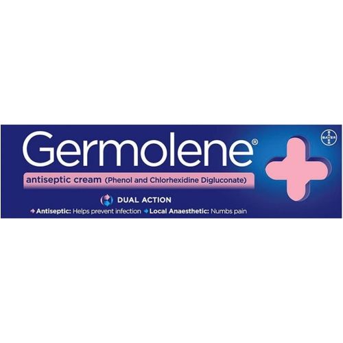 Germolene antiseptic cream 55g packaging on a white background