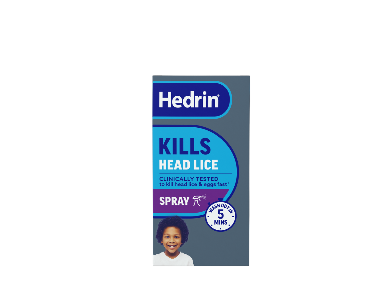 hedrin once spray gel 60ml​ front view