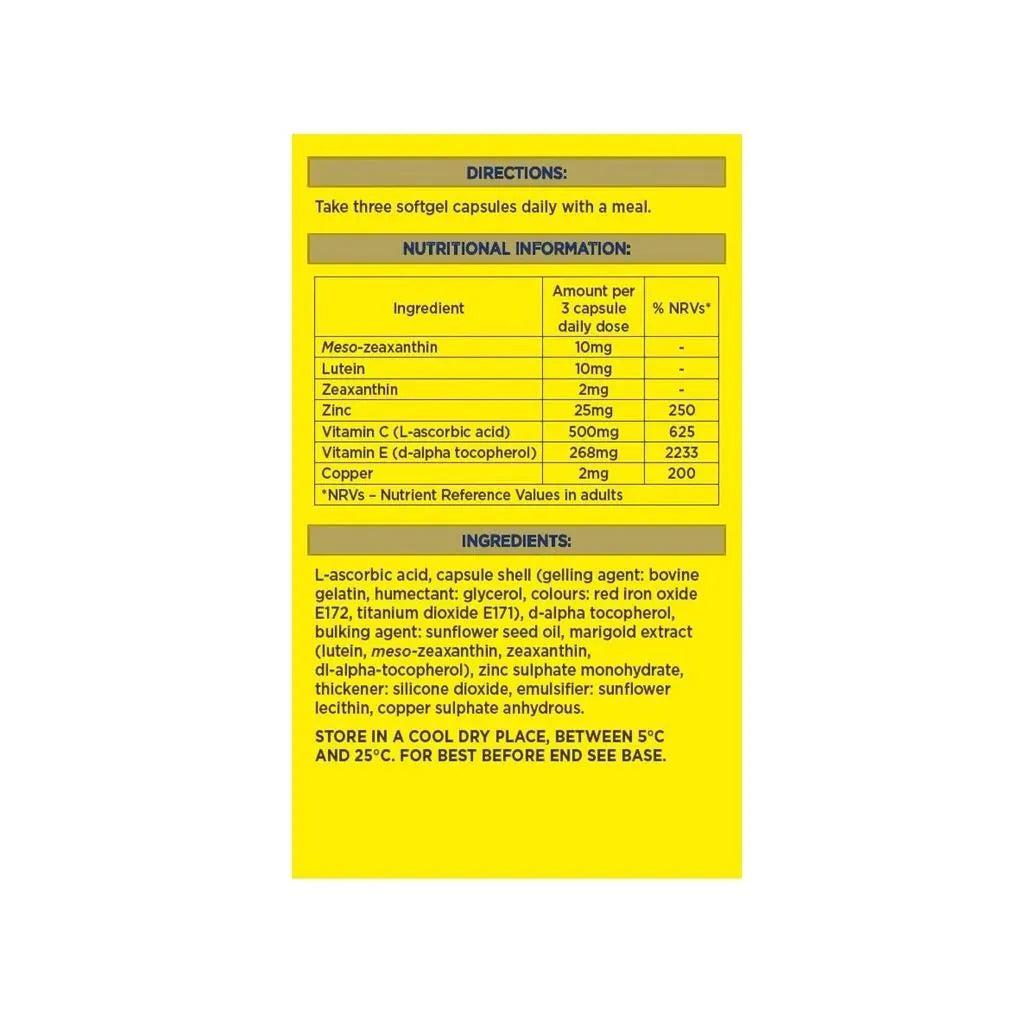 macushield gold 30 day pack 90 capsules​