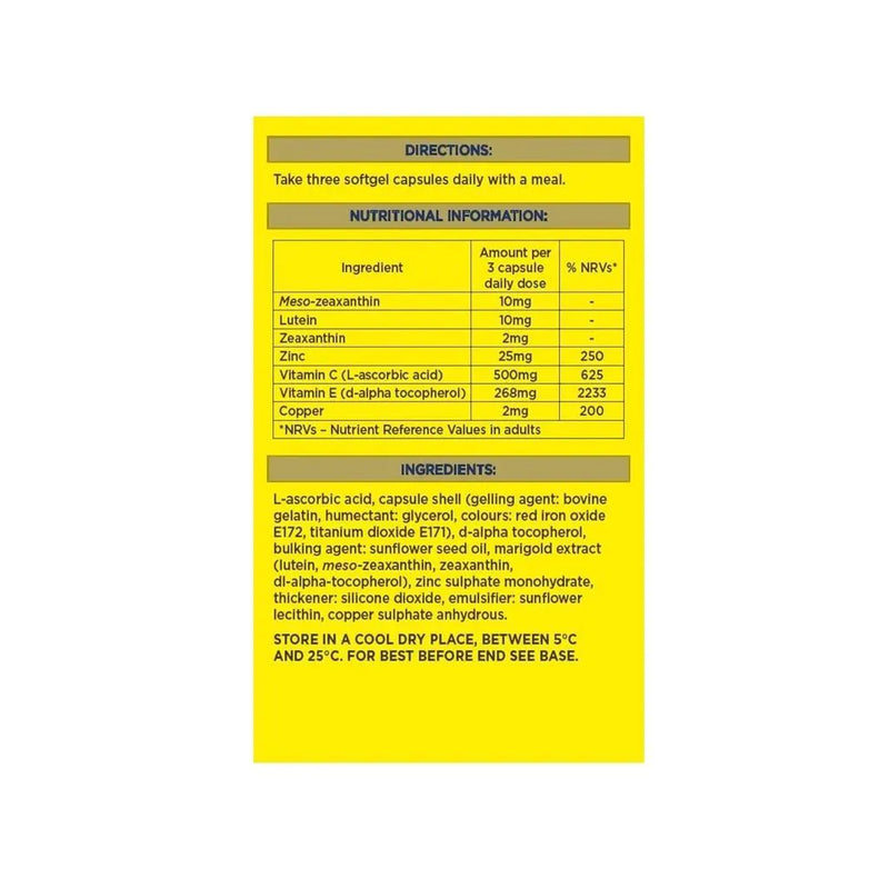 macushield gold 30 day pack 90 capsules​