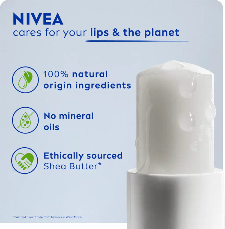 nivea original care caring lip balm