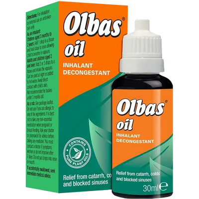 olbas oil inhalant decongestant 30ml​