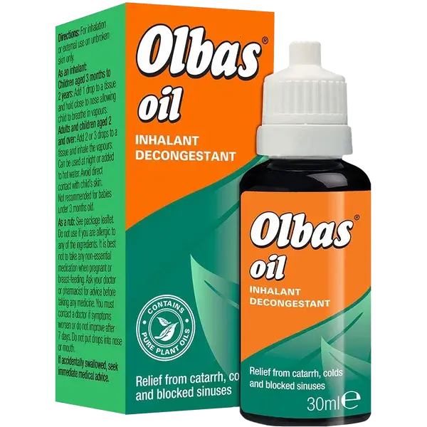 olbas oil inhalant decongestant 30ml​