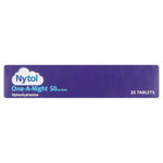 Nytol One-A-Night 50mg tablets packaging on a white background
