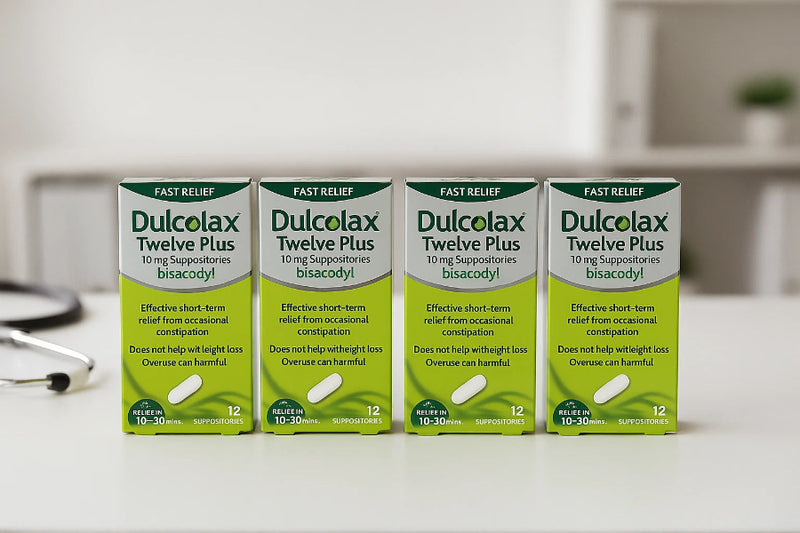 pack of 4 Dulcolax Suppositories Pills