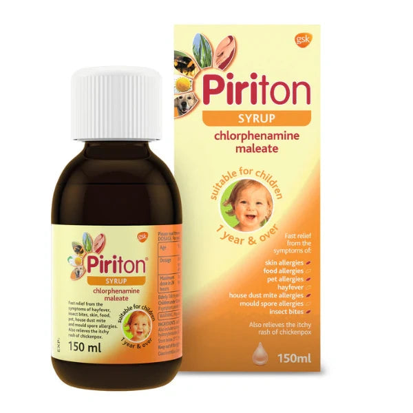 Pirition Syrup bottle and box for kids, 150ml.
