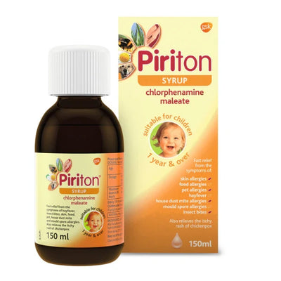 Pirition Syrup bottle and box for kids, 150ml.