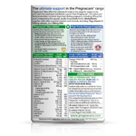 Pregnacare Max back label with directions, ingredients, and full nutrient breakdown.