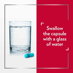 swallow the capsule with a glass of water image